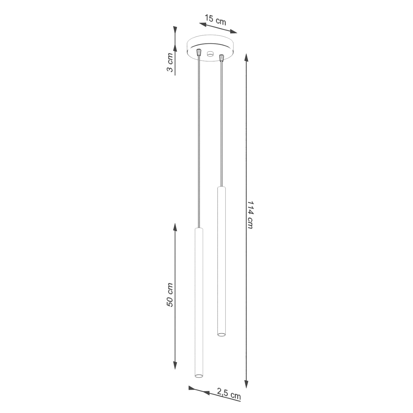 Hanglamp PASTELO 2 olijfgroen
