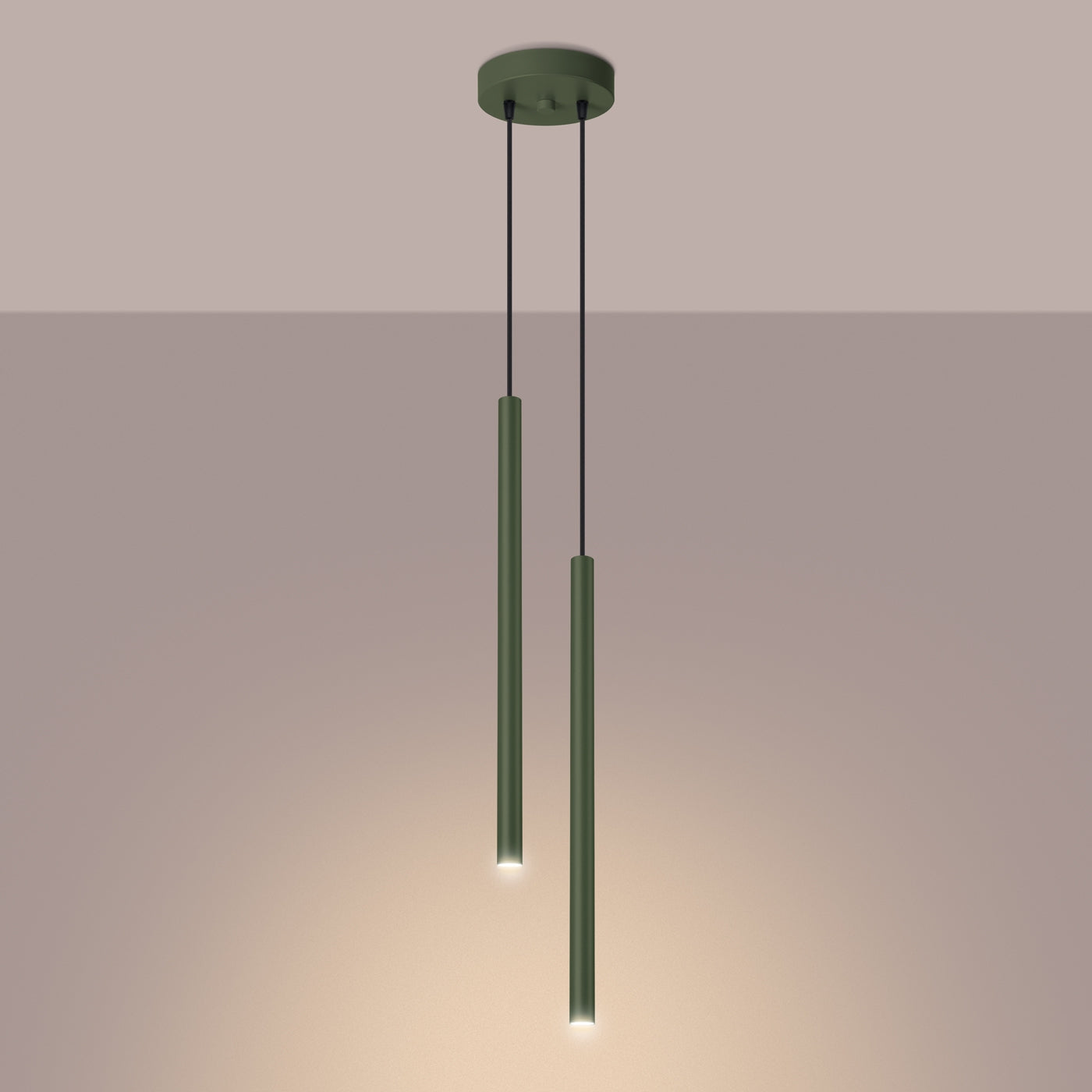 Hanglamp PASTELO 2 olijfgroen