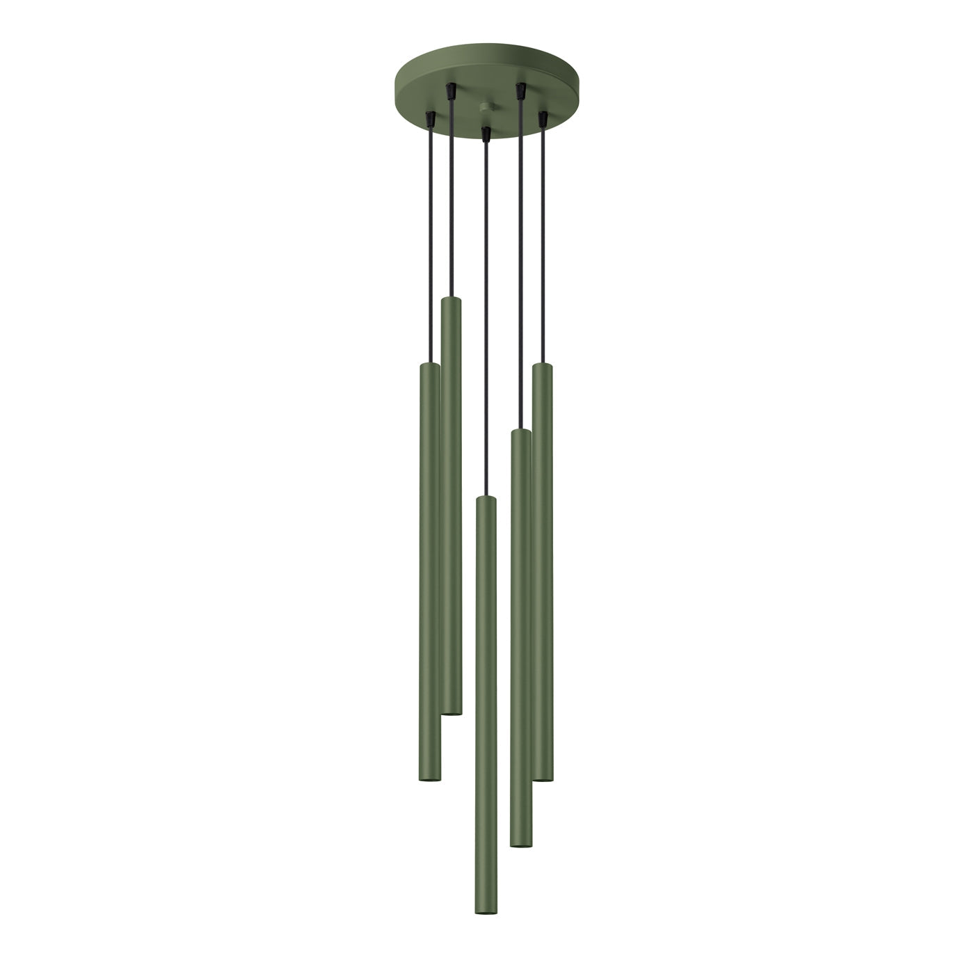 Hanglamp PASTELO 5P olijfgroen