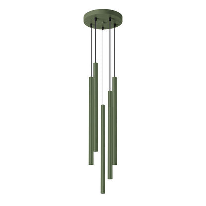 Hanglamp PASTELO 5P olijfgroen