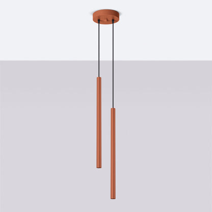 Hanglamp PASTELO 2 rood oker