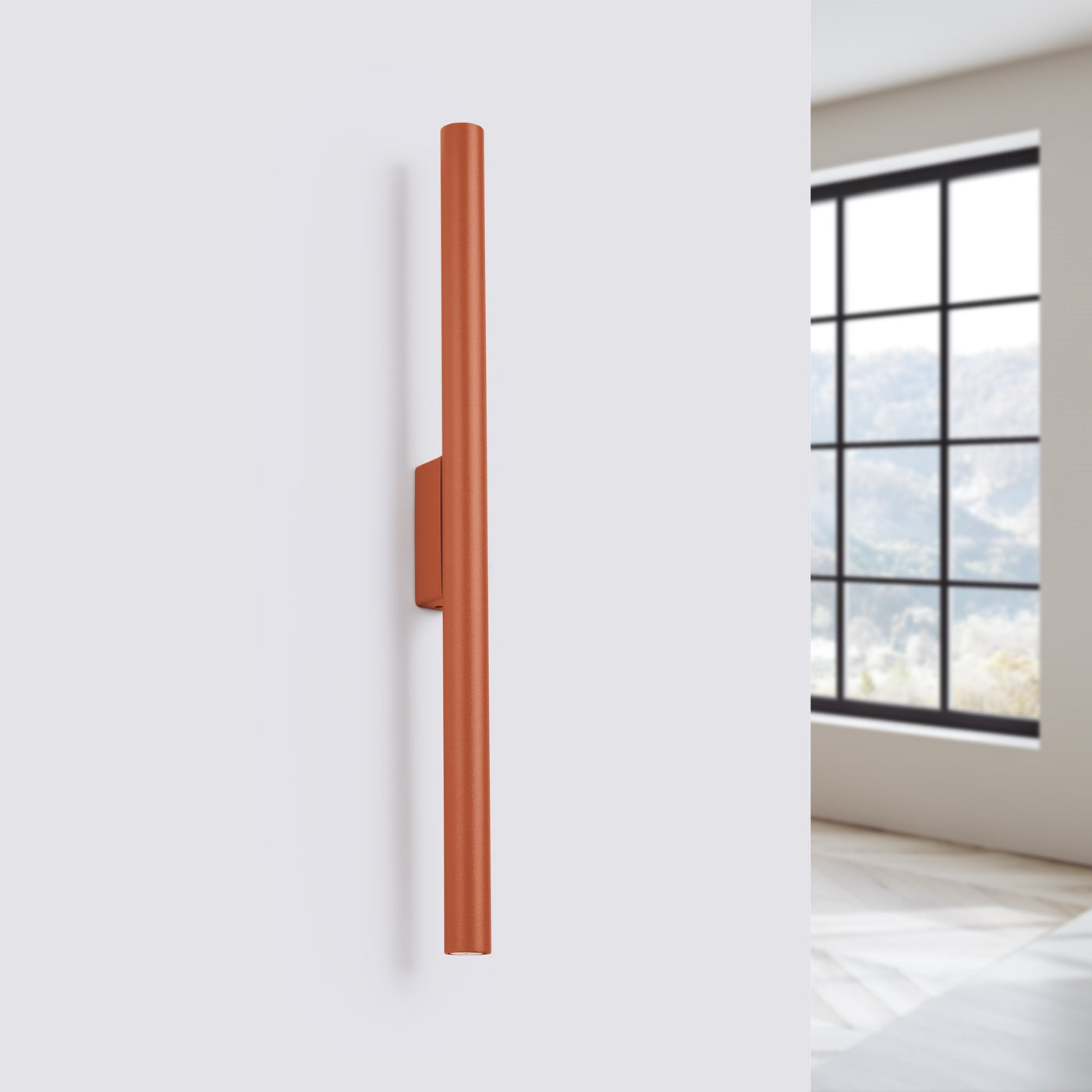 Wandlamp PASTELO 2 rood oker