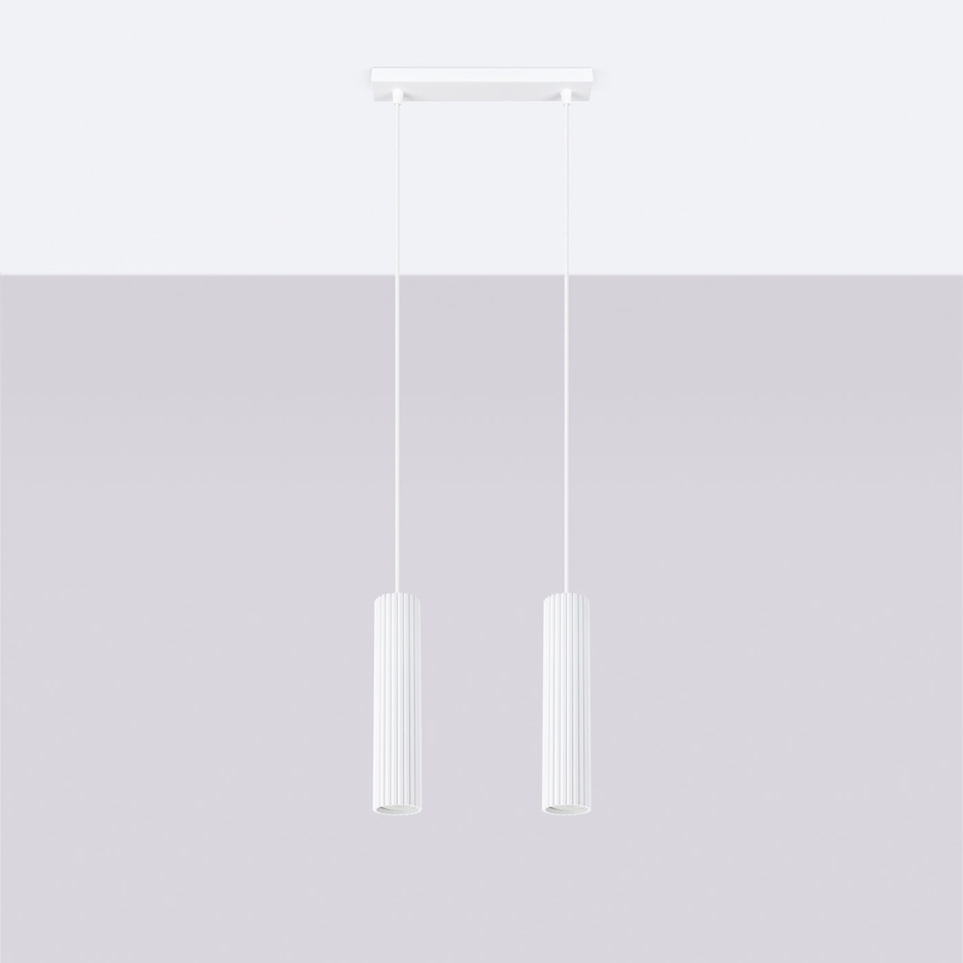 Hanglamp KARBON 2 wit