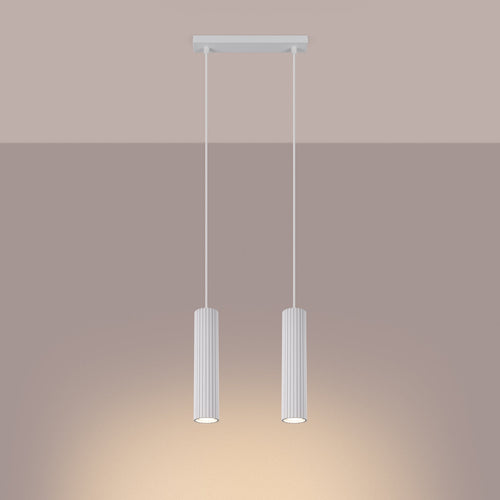 Hanglamp KARBON 2 wit