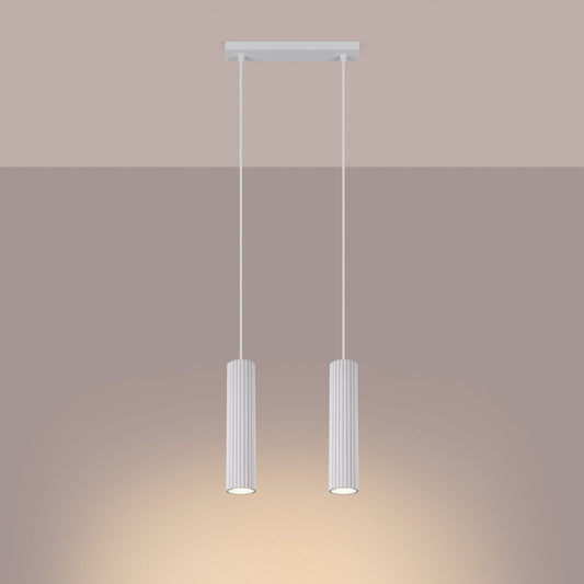 Hanglamp KARBON 2 wit
