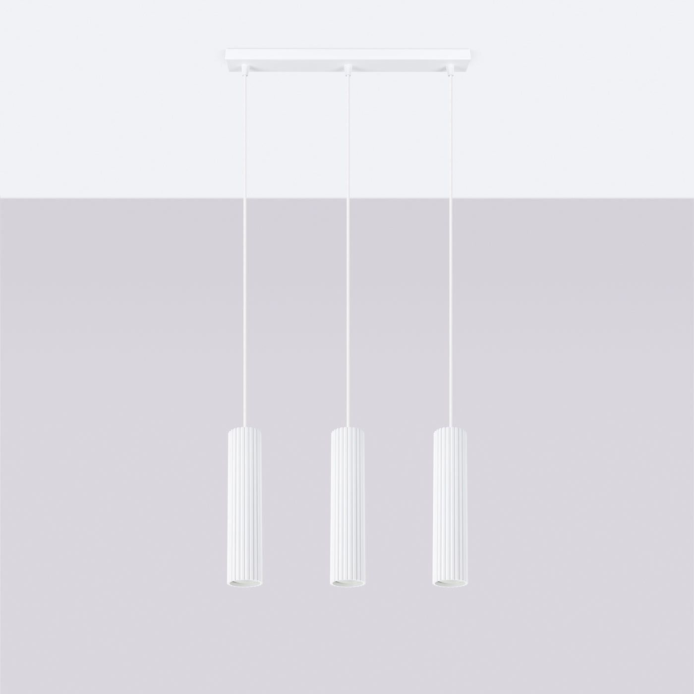 Hanglamp KARBON 3L wit