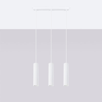 Hanglamp KARBON 3L wit