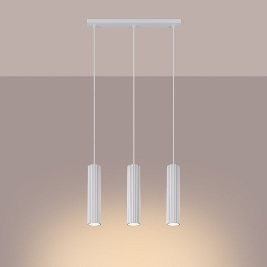 Hanglamp KARBON 3L wit
