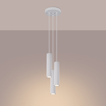 Hanglamp KARBON 3P wit