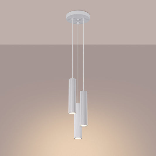 Hanglamp KARBON 3P wit