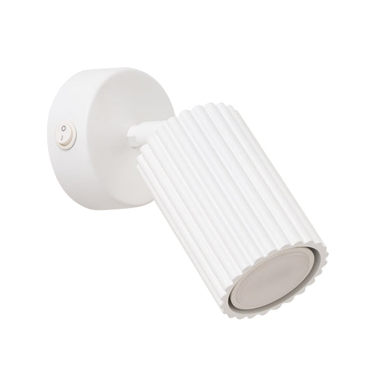 Wandlamp KARBON wit met schakelaar