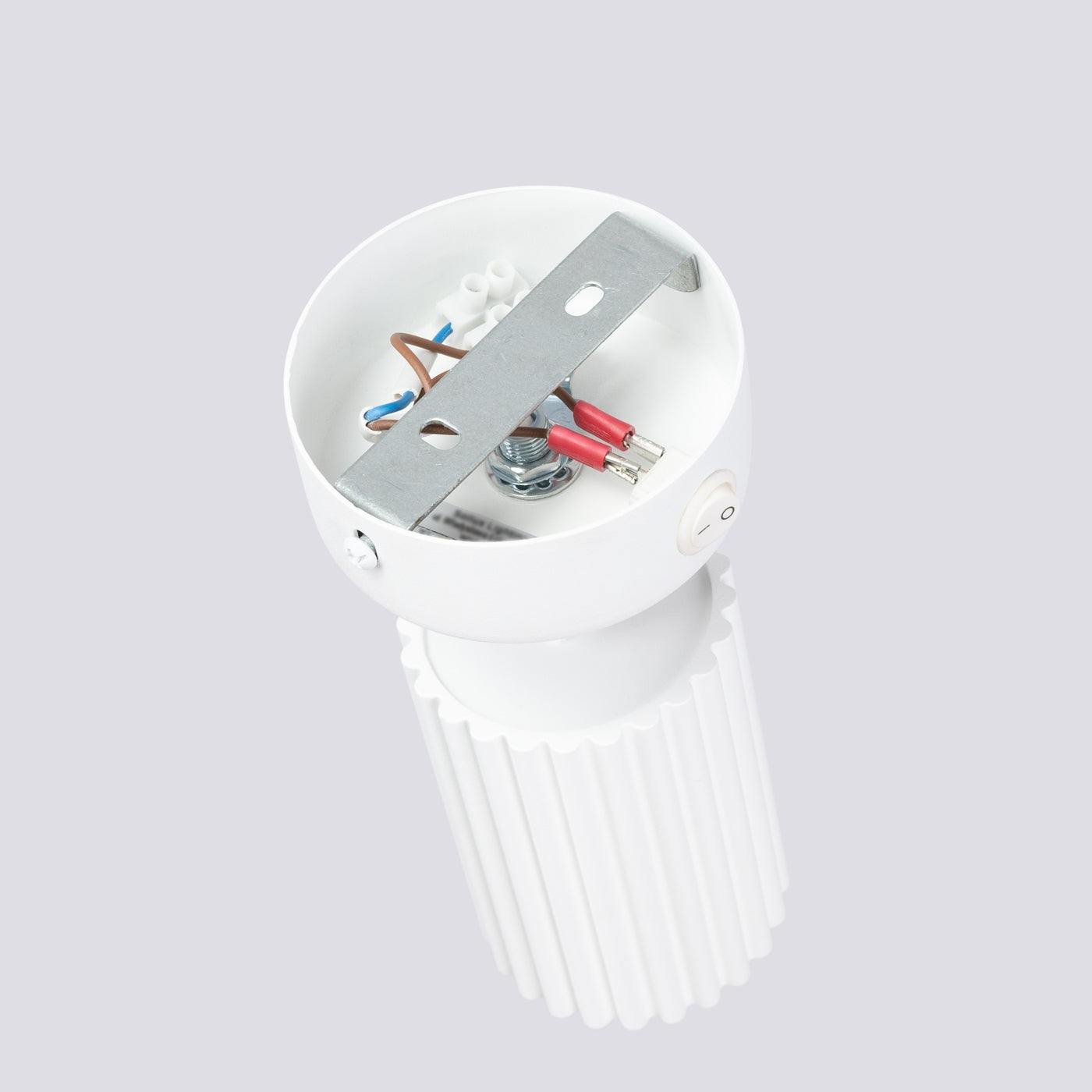 Wandlamp KARBON wit met schakelaar