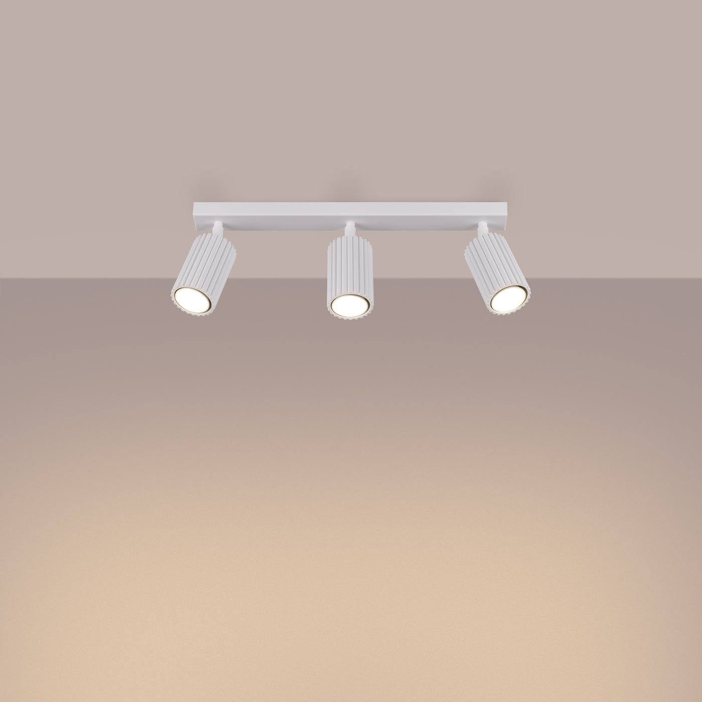 Plafondlamp KARBON 3L wit