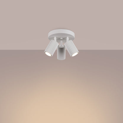 Plafondlamp KARBON 3P wit