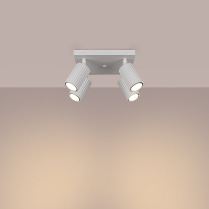 Plafondlamp KARBON 4 wit