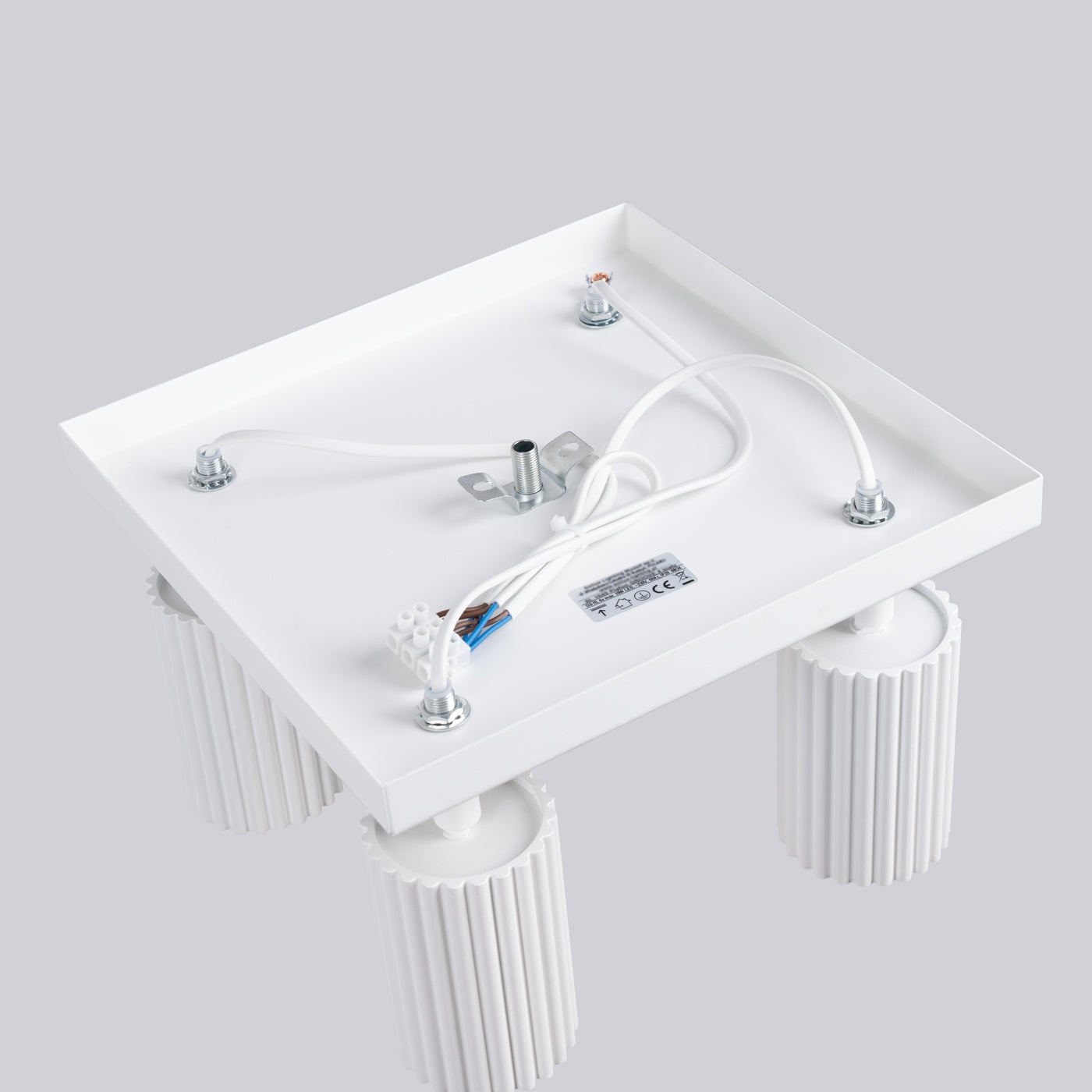 Plafondlamp KARBON 4 wit