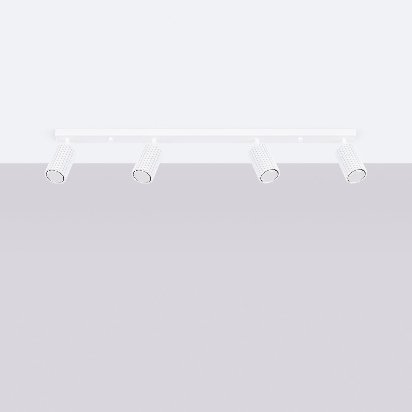 Plafondlamp KARBON 4L wit