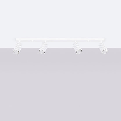 Plafondlamp KARBON 4L wit
