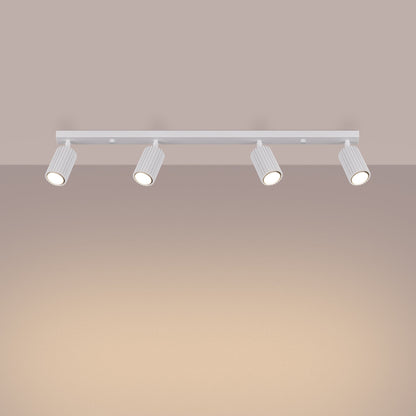 Plafondlamp KARBON 4L wit