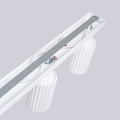Plafondlamp KARBON 4L wit