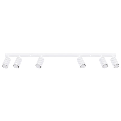 Plafondlamp KARBON 6L wit