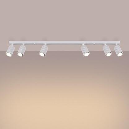 Plafondlamp KARBON 6L wit