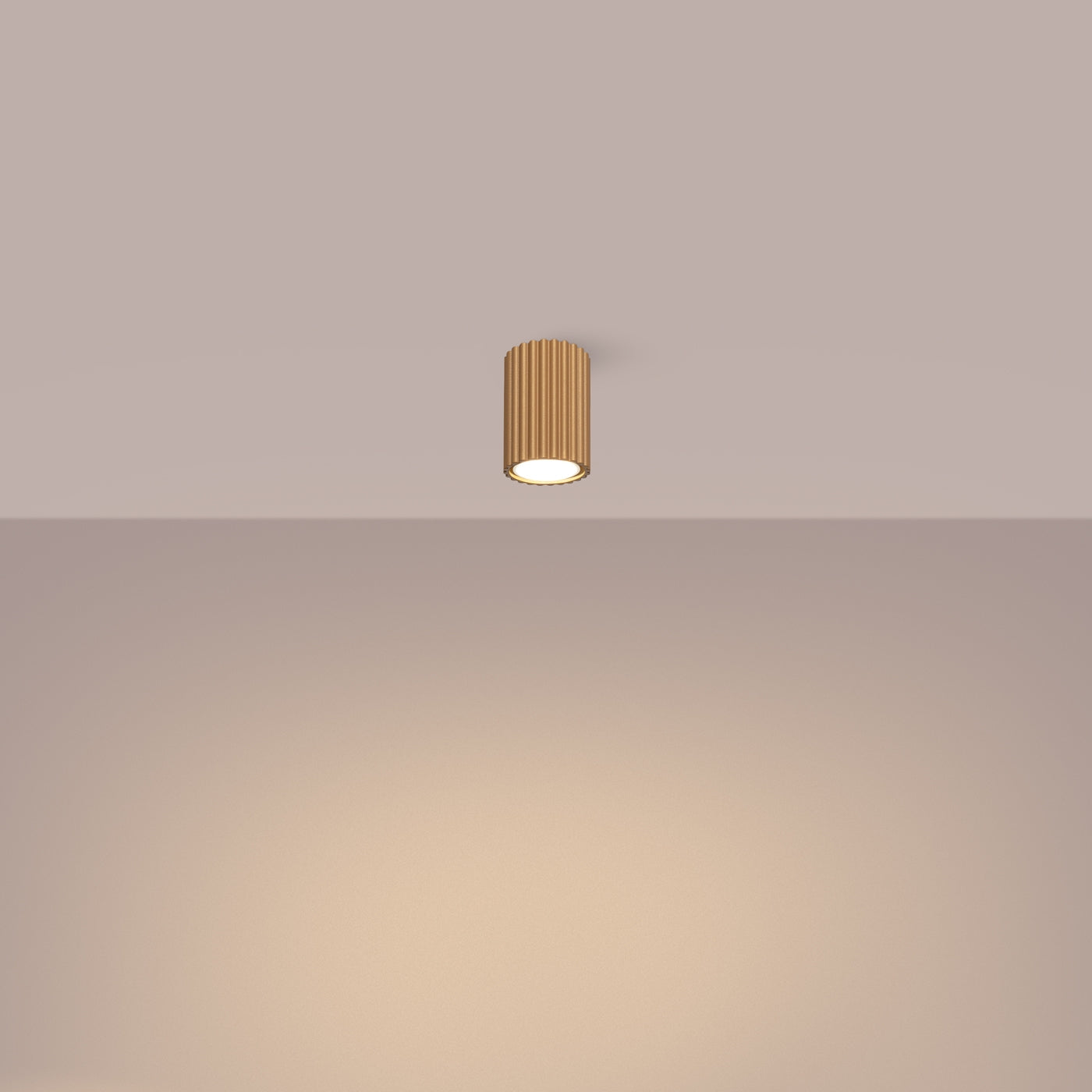 Plafondlamp KARBON 10 goud