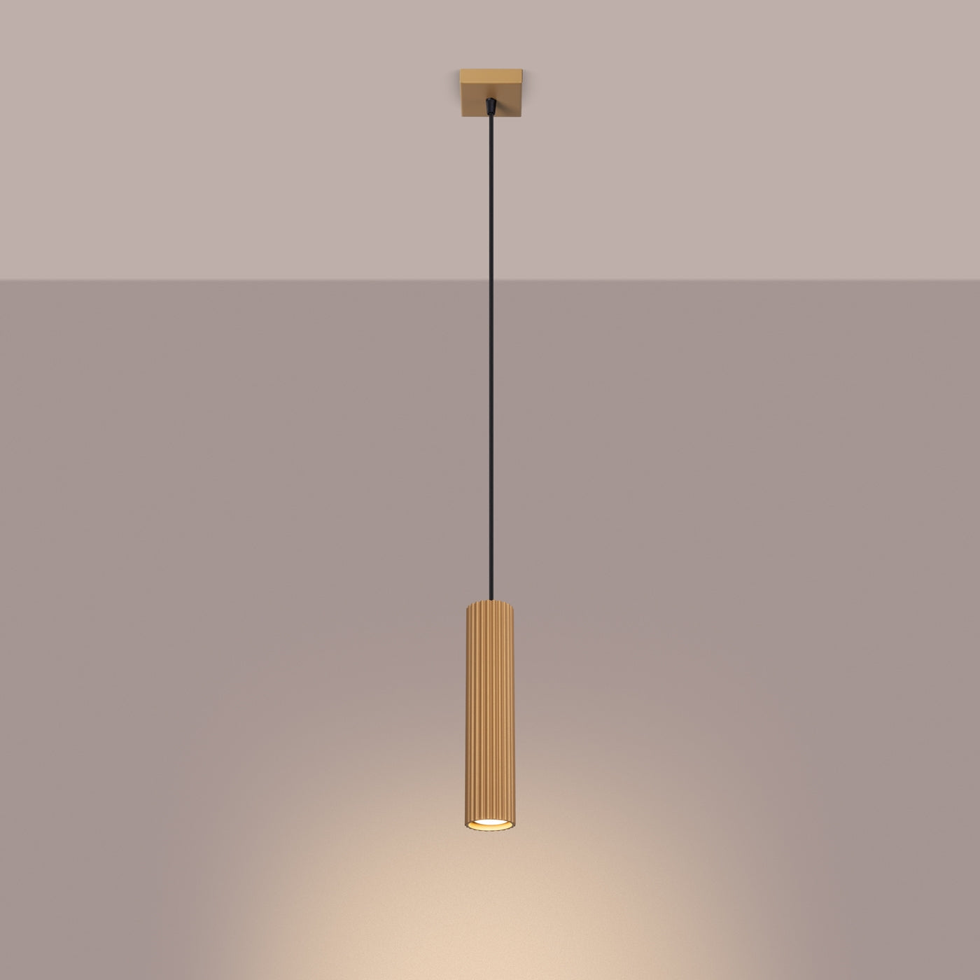 Hanglamp KARBON 1 goud