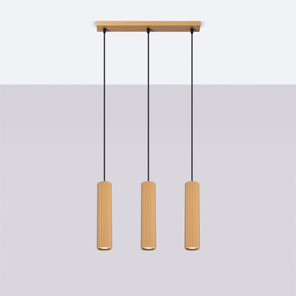 Hanglamp KARBON 3L goud