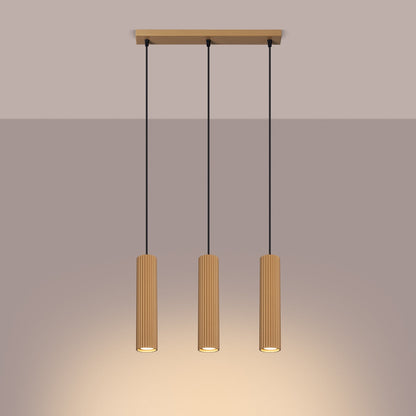 Hanglamp KARBON 3L goud