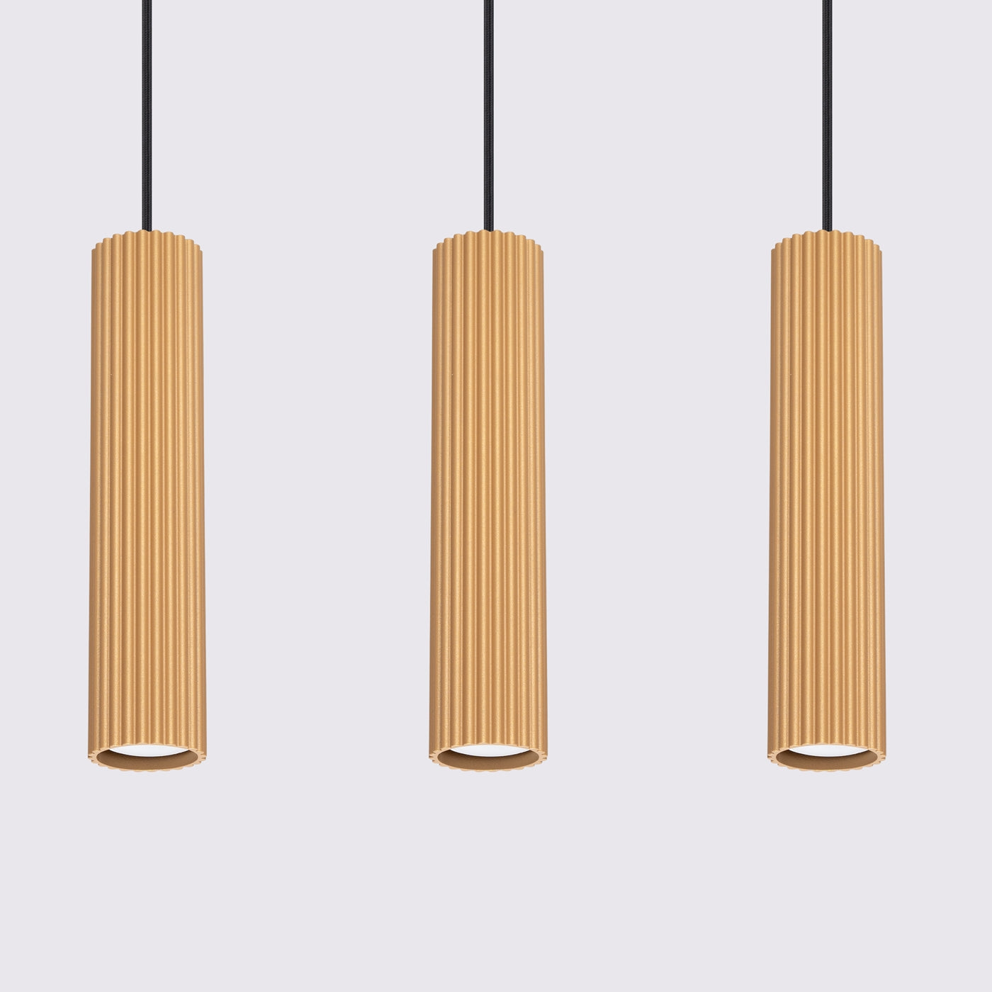 Hanglamp KARBON 3L goud
