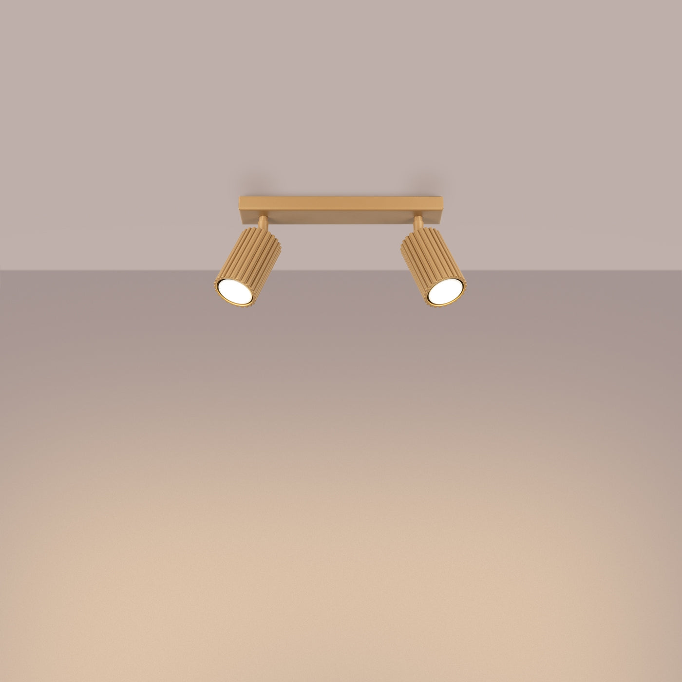 Plafondlamp KARBON 2 goud