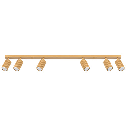 Plafondlamp KARBON 6L goud