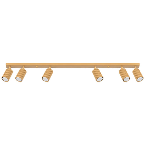 Plafondlamp KARBON 6L goud
