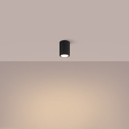 Plafondlamp KARBON 10 zwart