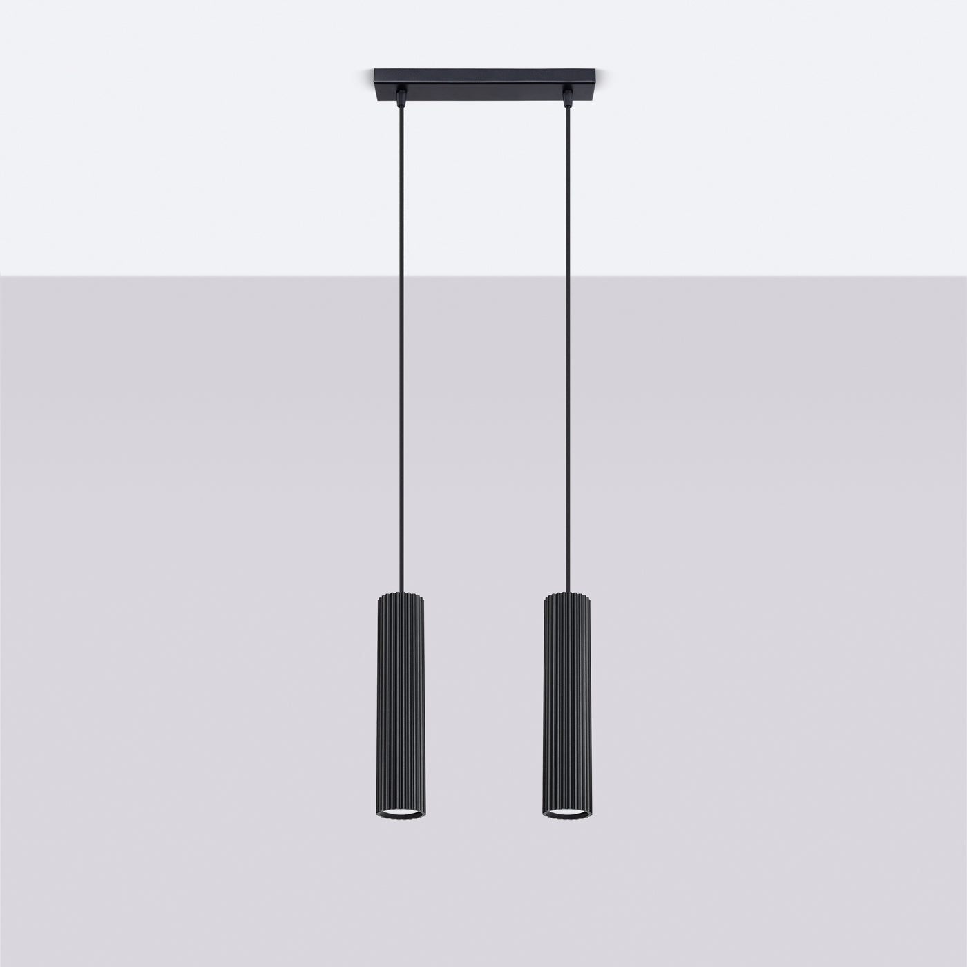 Hanglamp KARBON 2 zwart