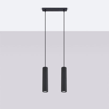 Hanglamp KARBON 2 zwart