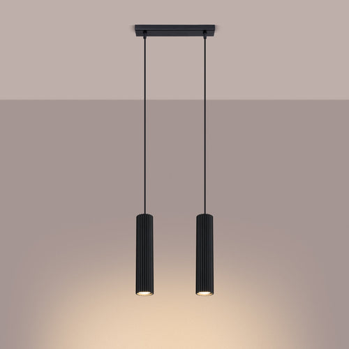 Hanglamp KARBON 2 zwart