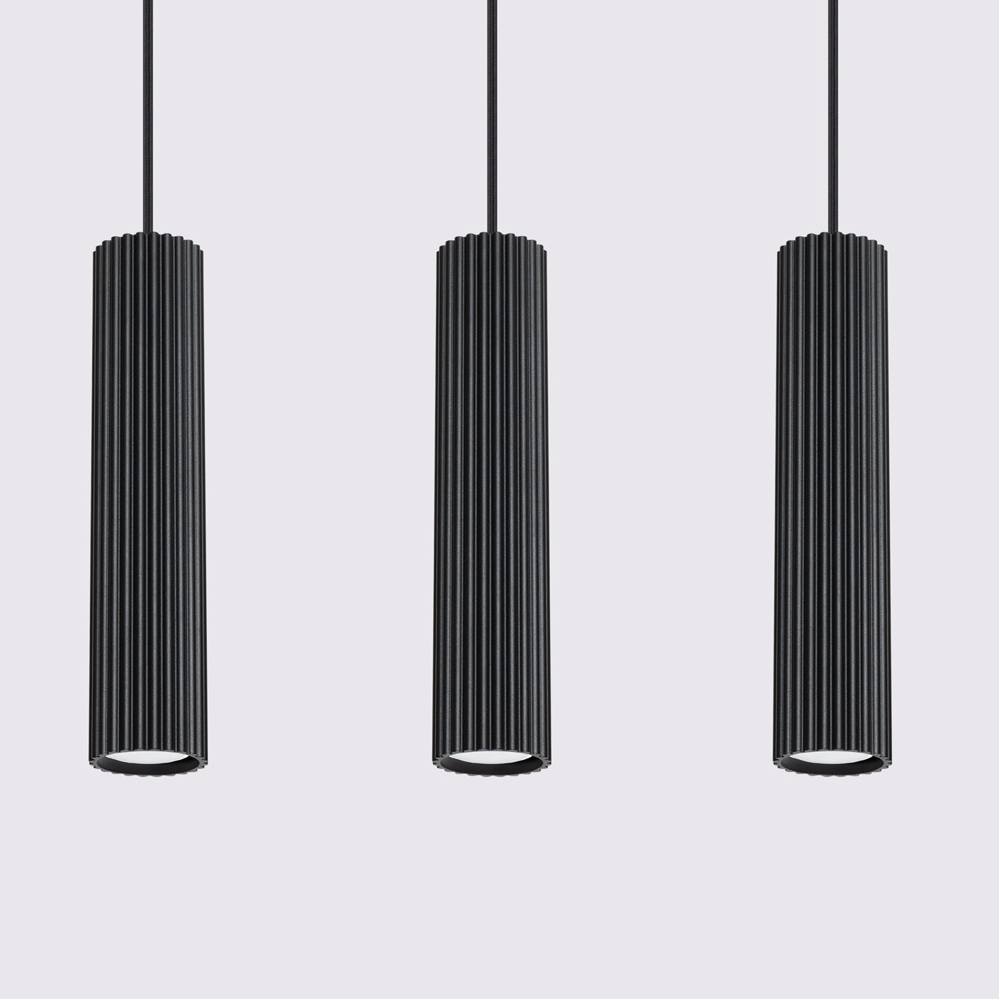Hanglamp KARBON 3L zwart