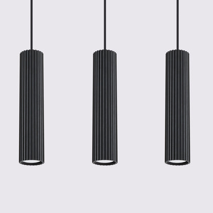 Hanglamp KARBON 3L zwart