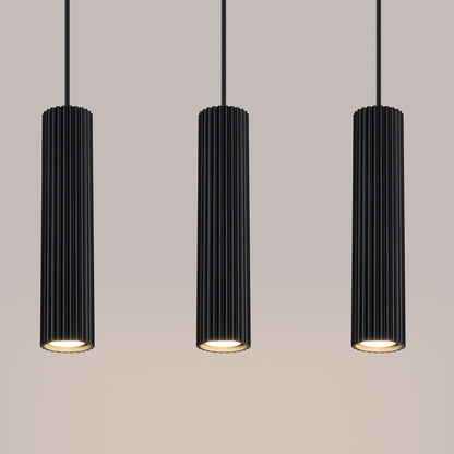 Hanglamp KARBON 3L zwart