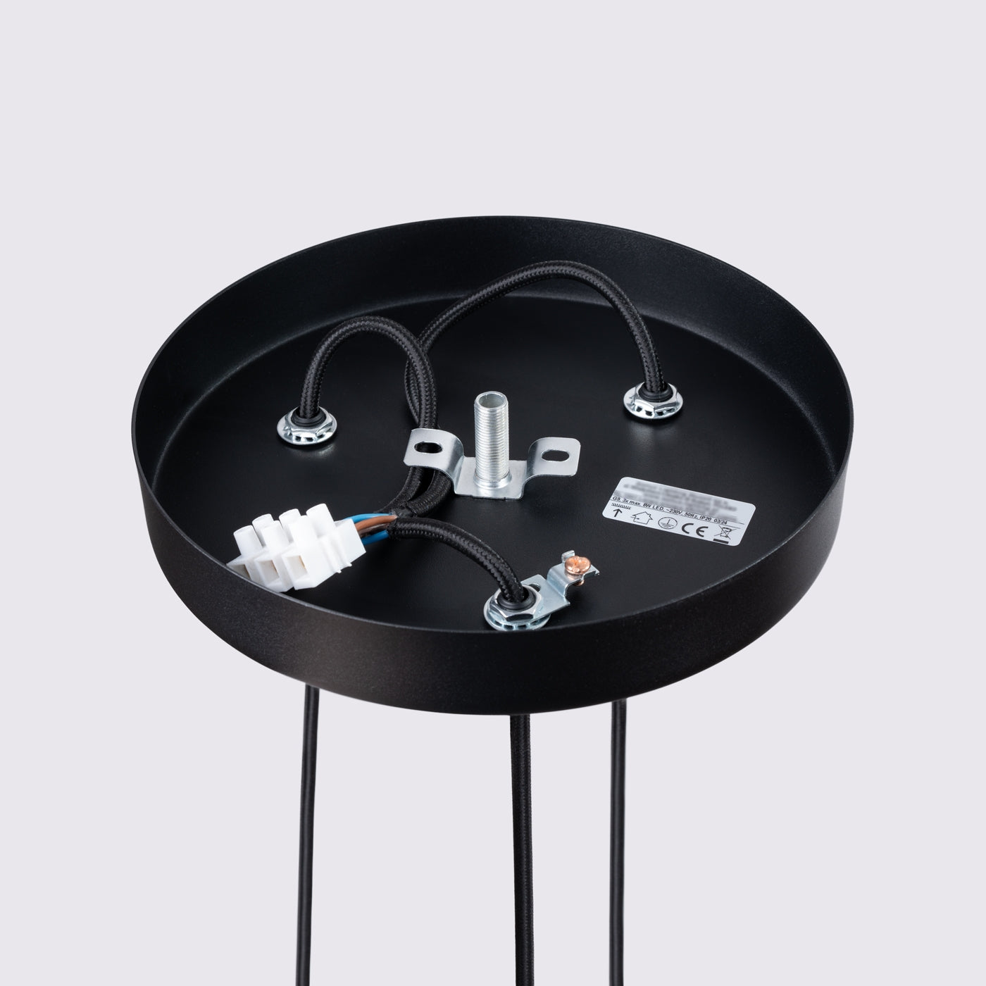 Hanglamp KARBON 3P zwart