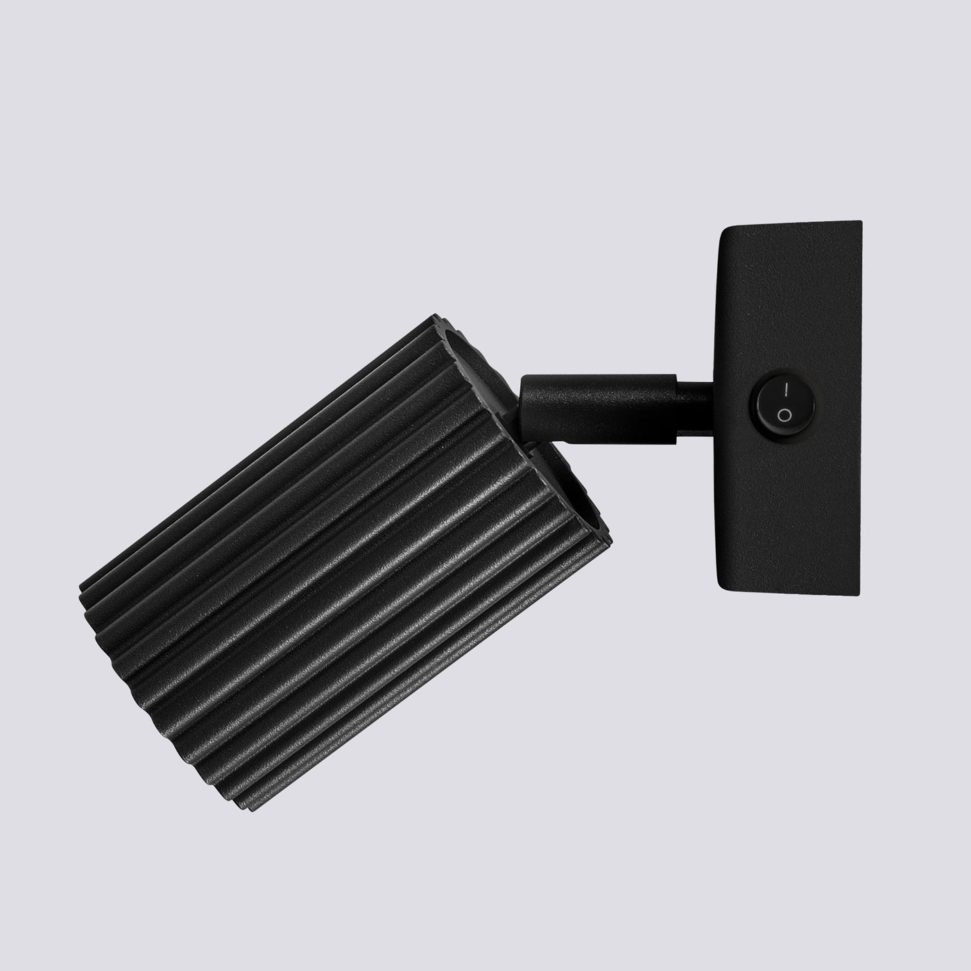 Wandlamp KARBON zwart met schakelaar