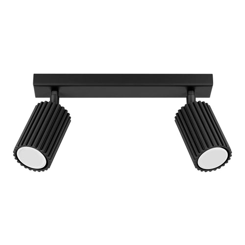 Plafondlamp KARBON 2 zwart