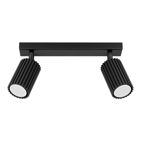 Plafondlamp KARBON 2 zwart