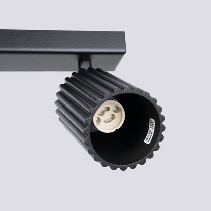 Plafondlamp KARBON 3L zwart