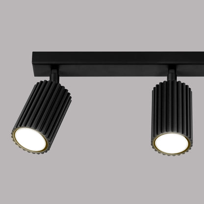 Plafondlamp KARBON 3L zwart