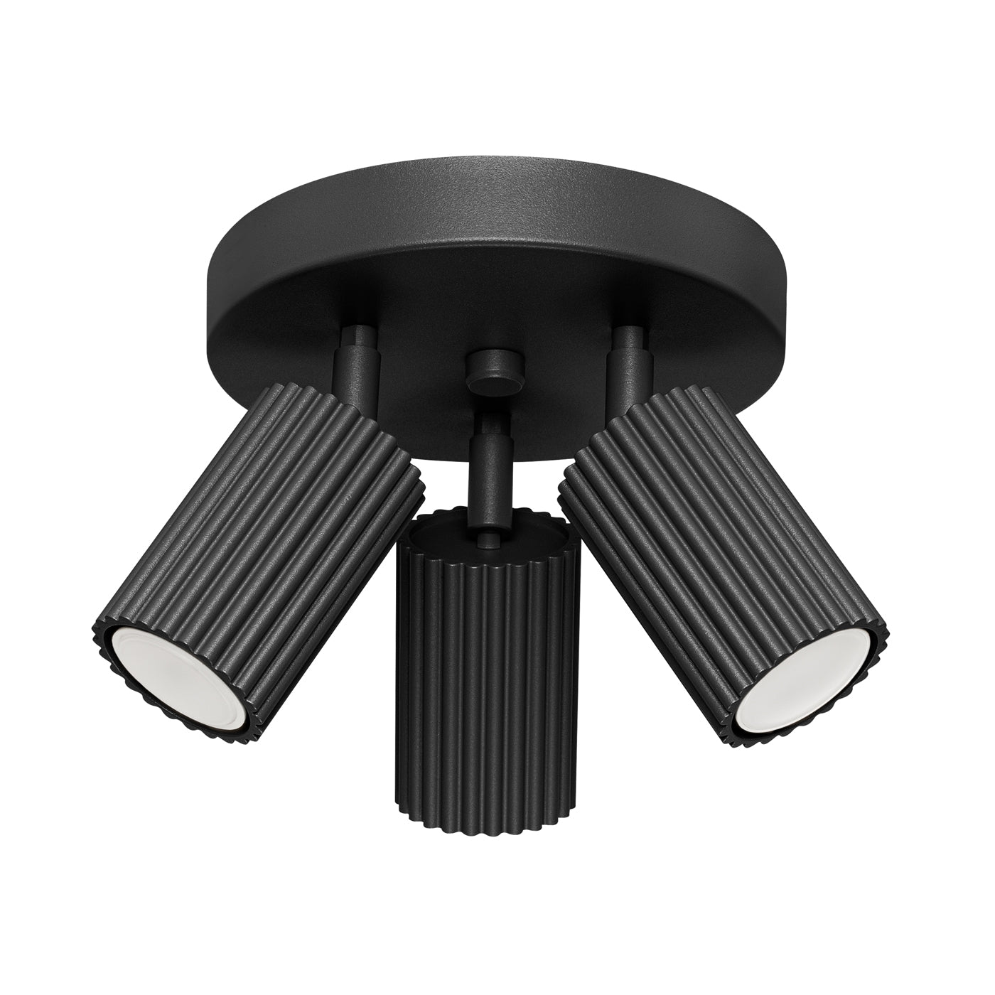 Plafondlamp KARBON 3P zwart