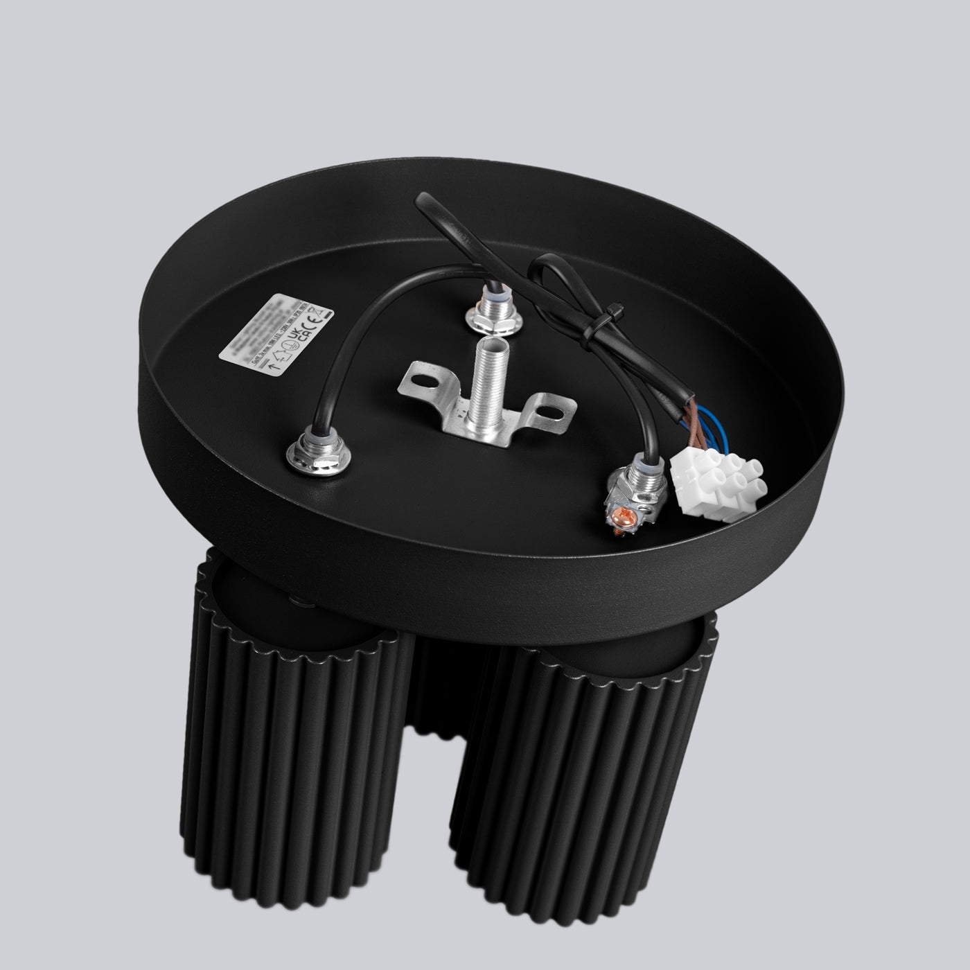 Plafondlamp KARBON 3P zwart