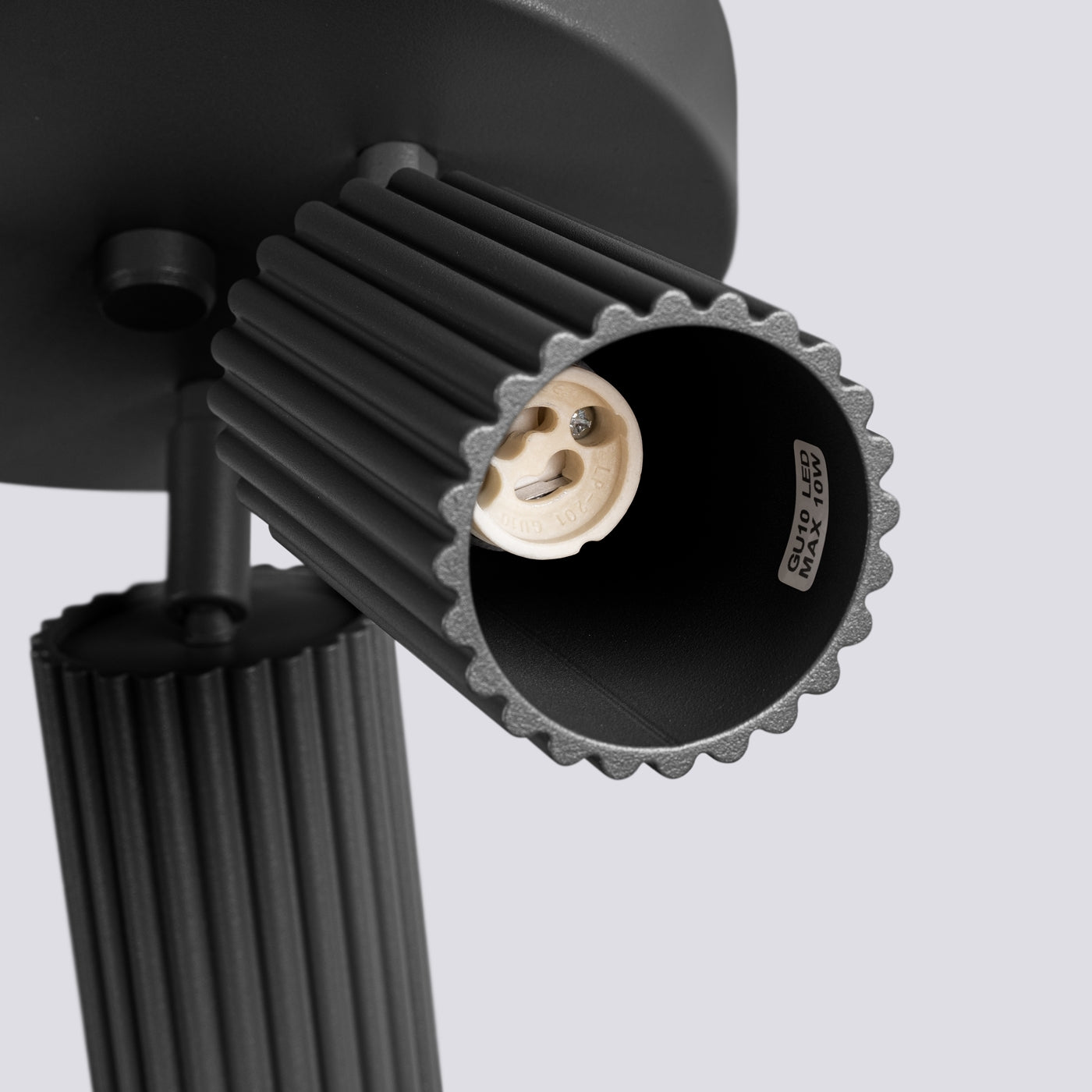 Plafondlamp KARBON 3P zwart